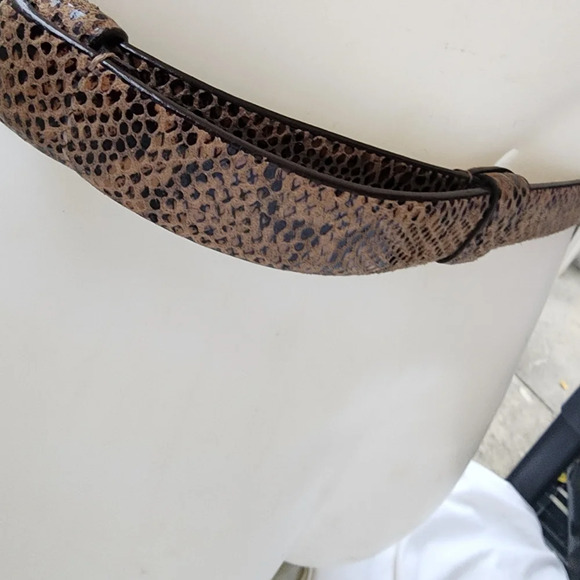 Chicos‎ Snakeskin Expandable Belt.L - Picture 2 of 16